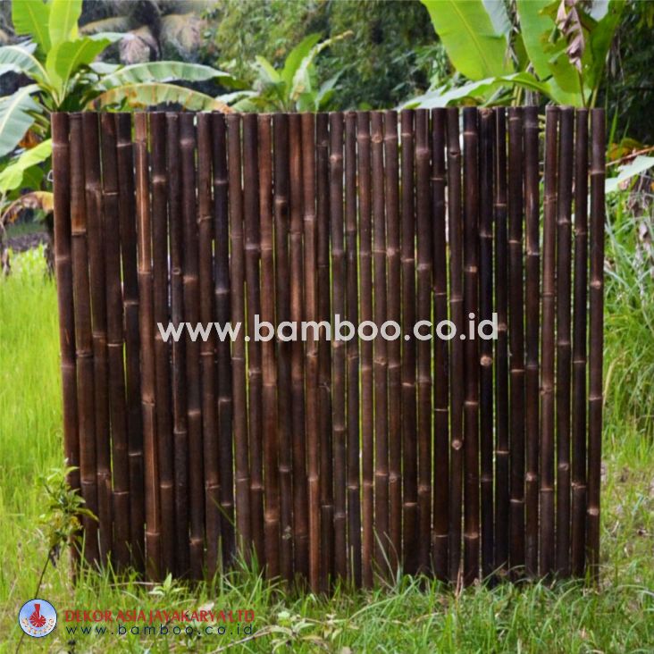 Black Bamboo Full Raft Panel | Bamboo Screen | Bamboo Screens | Bamboo Fence